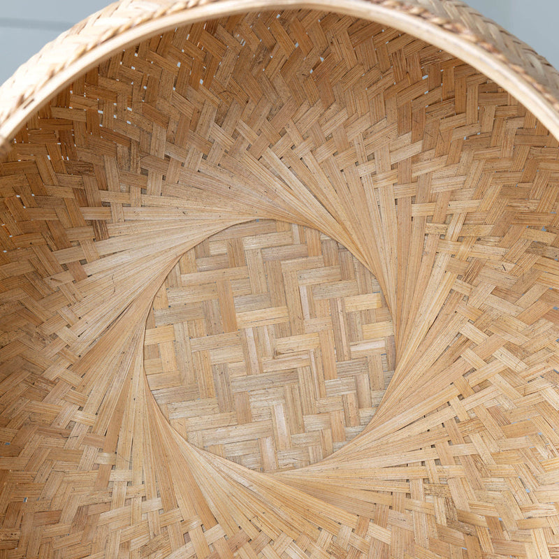 Natural Bamboo Lanai Baskets, SET 3