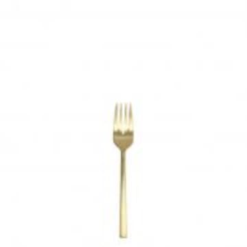 Arezzo Brushed Gold Salad Fork