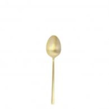 Arezzo Brushed Gold Soup Spoon