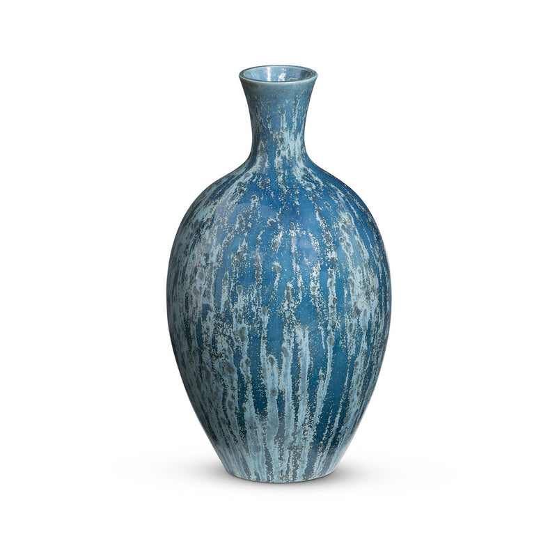 Porto Azul Ceramic Vase, Tall
