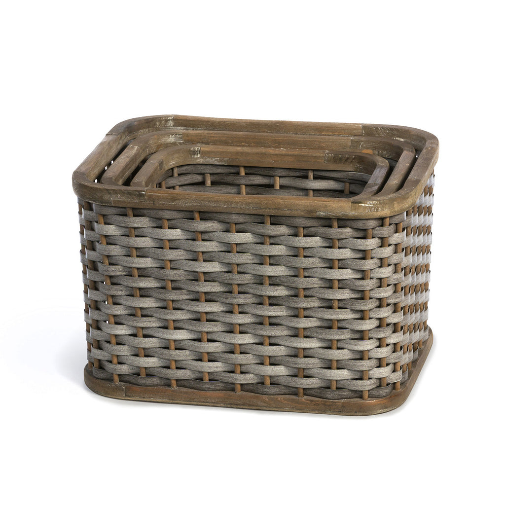 Woven Storage Baskets, SET of 3