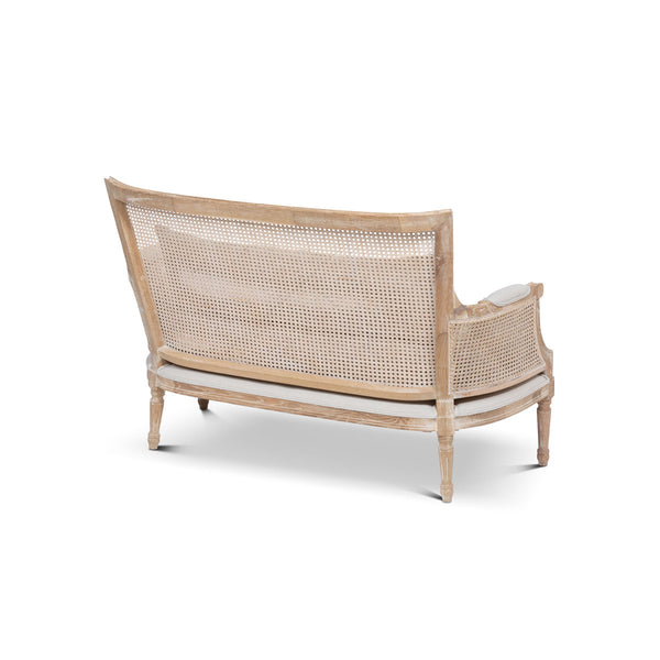 Monica Cane Back Love Seat – Prop & Decor Outlet
