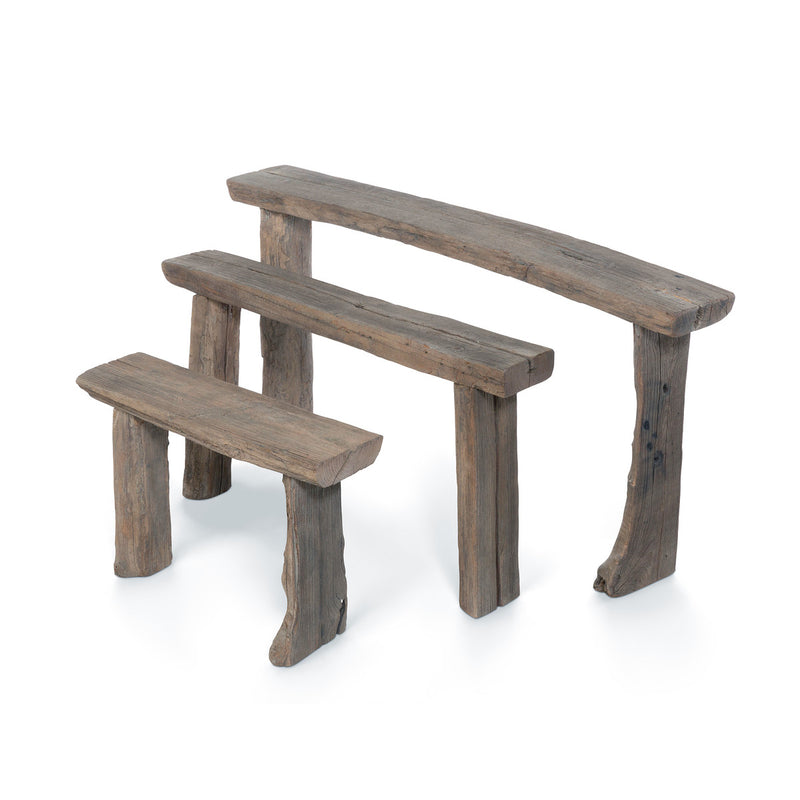 Reclaimed Wood Nesting Tables Set of 3