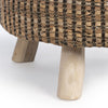 Woven Recycled Leather Stool