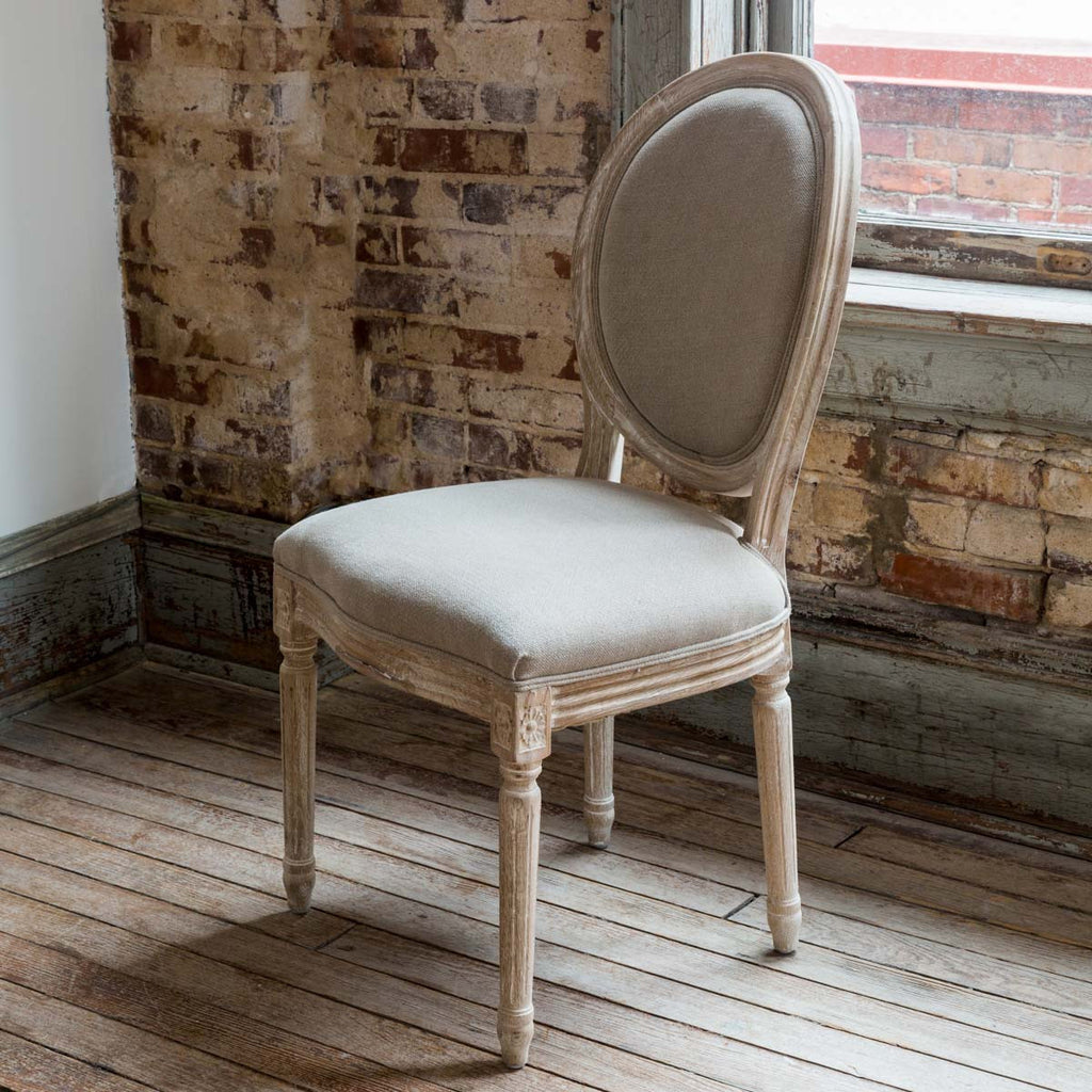 White Washed Dinning Chair
